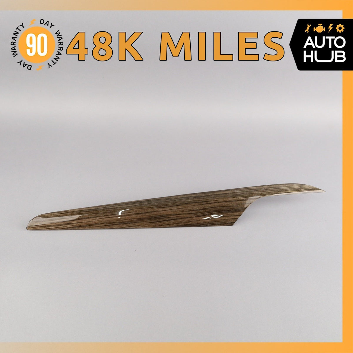 13-15 BMW E84 X1 Front or Rear Right Passenger Door Panel Trim Wood OEM - photo 1