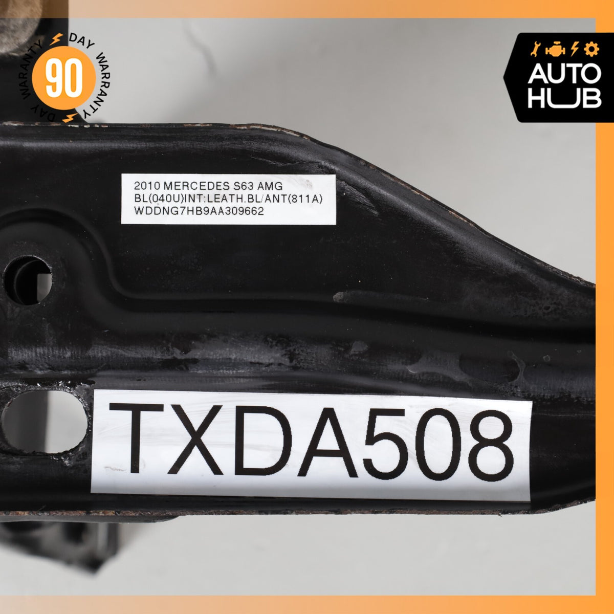07-14 Mercedes W221 S63 CL550 Front Lower Bumper Reinforcement Bracket Bar OEM - photo 10