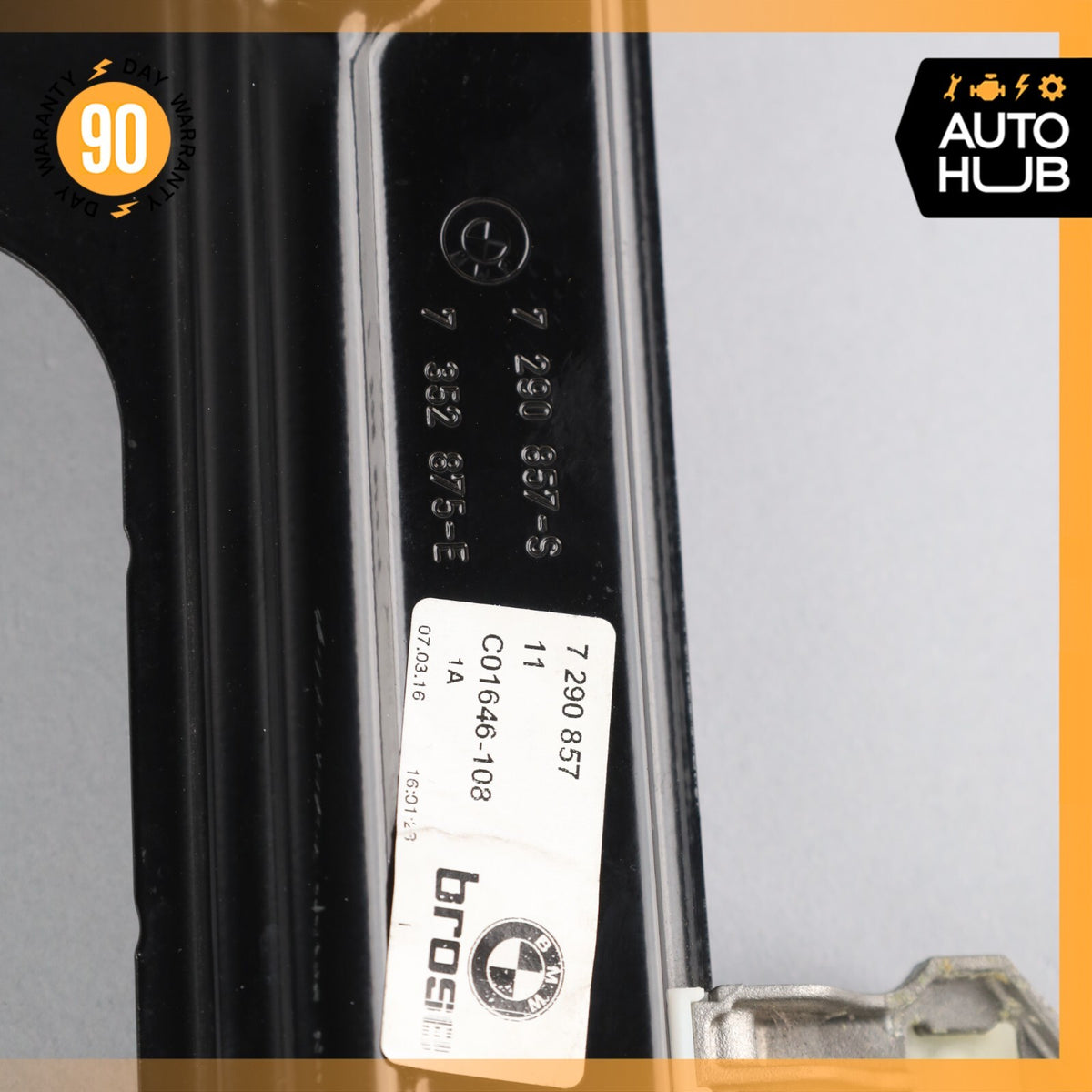 BMW i3 I01 Hybrid Front Left Driver Side Door Window Regulator Motor OEM - photo 13