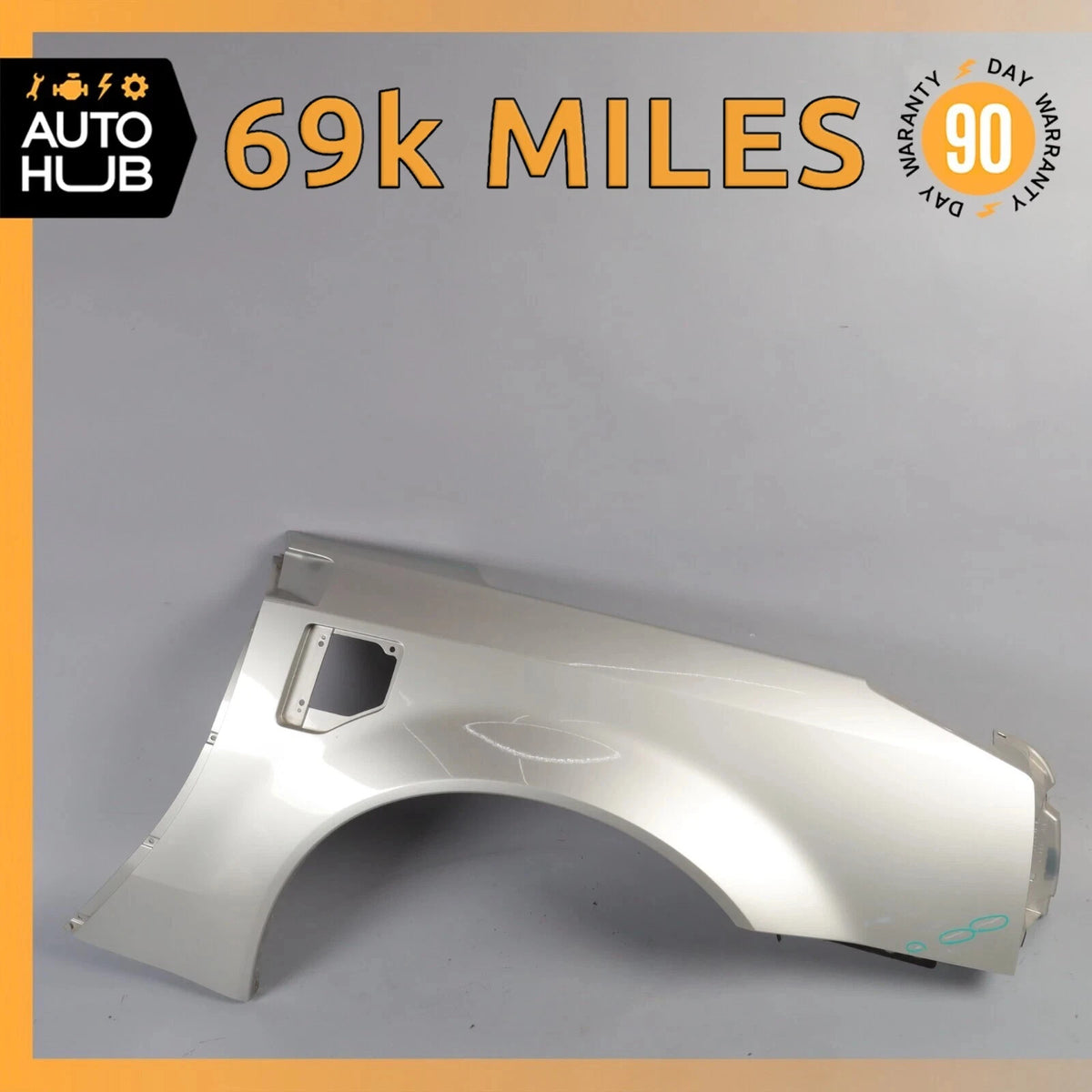 04-09 Cadillac XLR Quarter Panel Rear Left Driver Side Silver 10355380 OEM 69k - photo 1