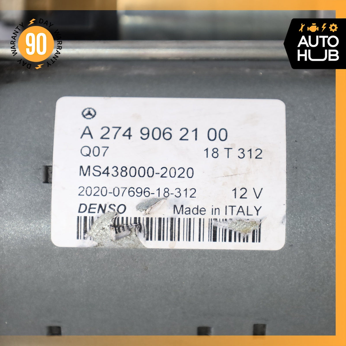 Mercedes W213 E300 C300 M274 Engine Motor Starter 2749062100 OEM - photo 11