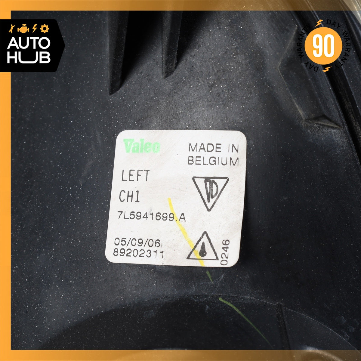 03-10 Porsche Cayenne 955 Front Left Side Foglight Fog Light Lamp OEM - photo 12