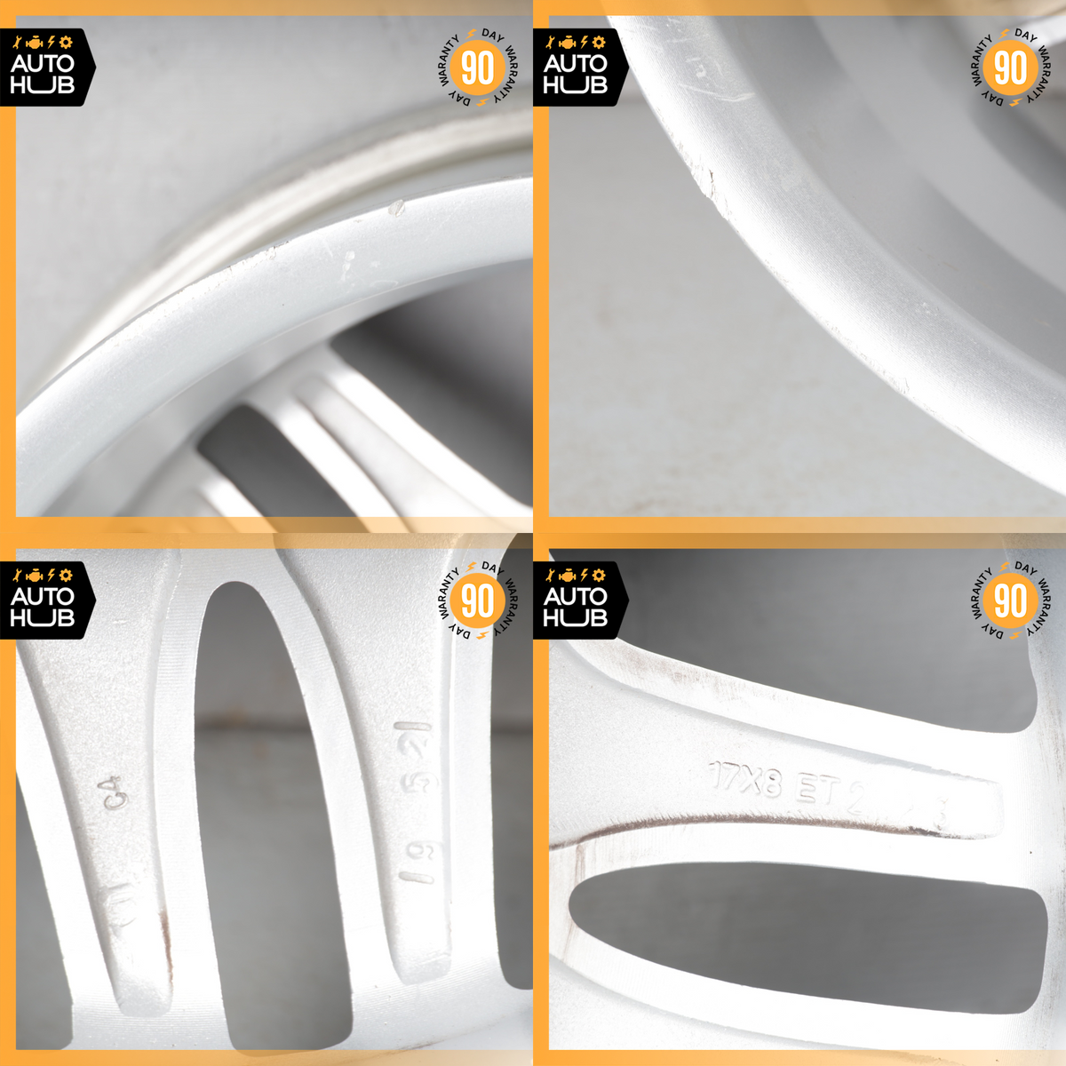 Mercedes R170 SLK230 SLK320 8 x 17 17" Wheel Rim Rims Set of 4 Aftermarket - photo 12