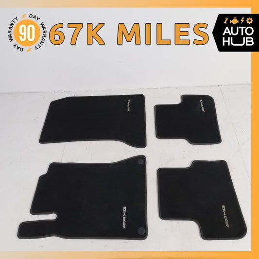 14-19 Mercedes W117 CLA45 AMG Front & Rear Floor Mat Carpet Cover Set OEM 67k - photo 1