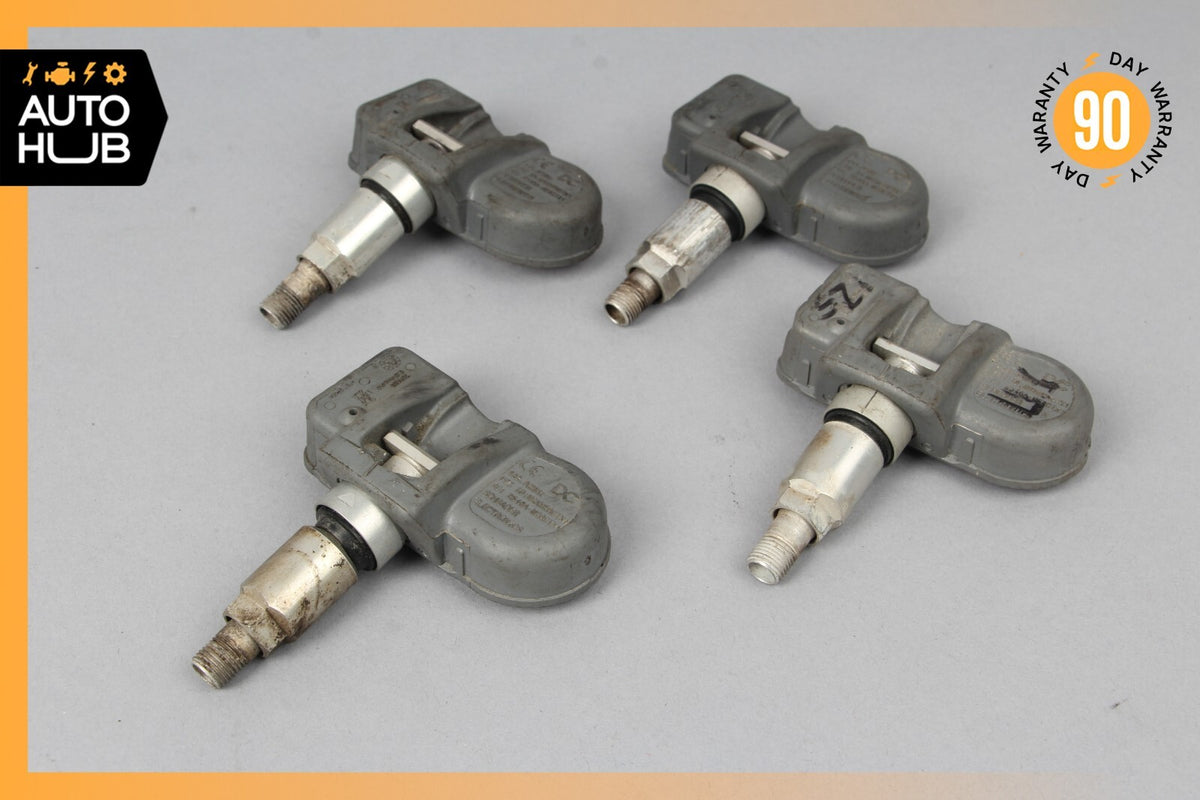 08-14 Mercedes W204 C250 GLK350 TPMS Tire Pressure Sensor Sensors Set 433.92 MHZ - photo 1