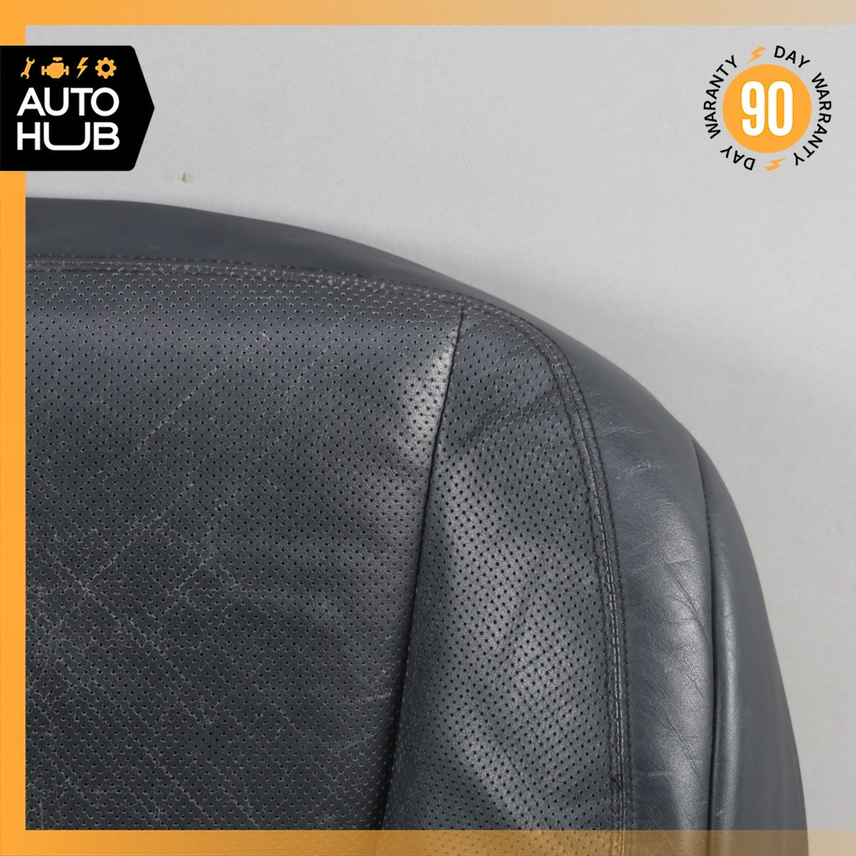 07-09 Mercedes W221 S600 Front Right Side Lower Seat Cushion Exclusive Black OEM - photo 2