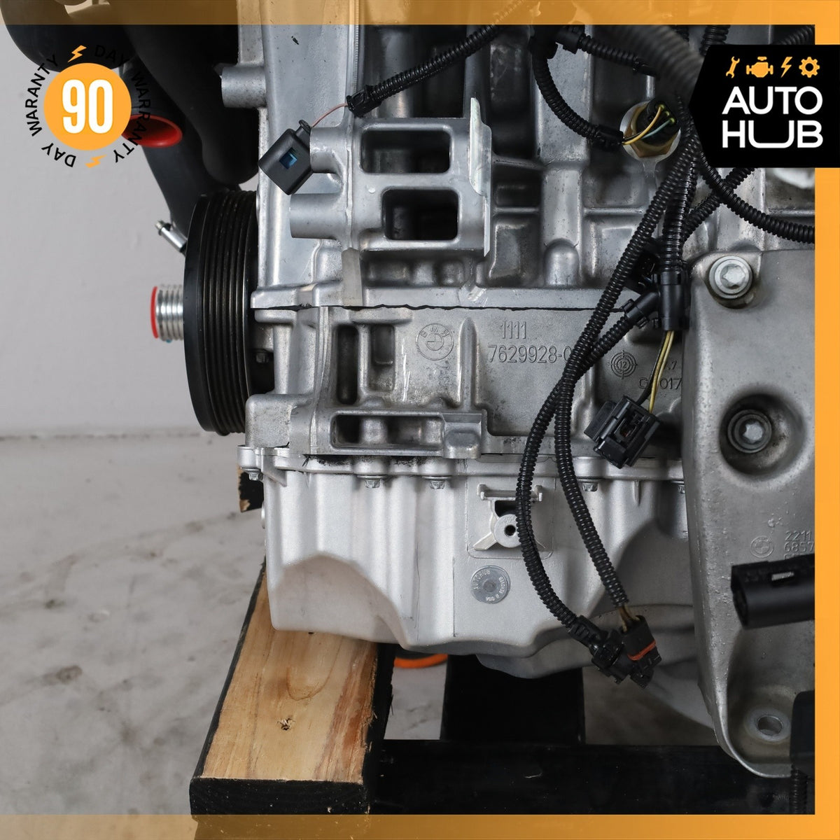 12-18 BMW F30 320i RWD 2.0L N20B20U0 Engine Motor Assembly w/ Turbo OEM 75k - photo 15