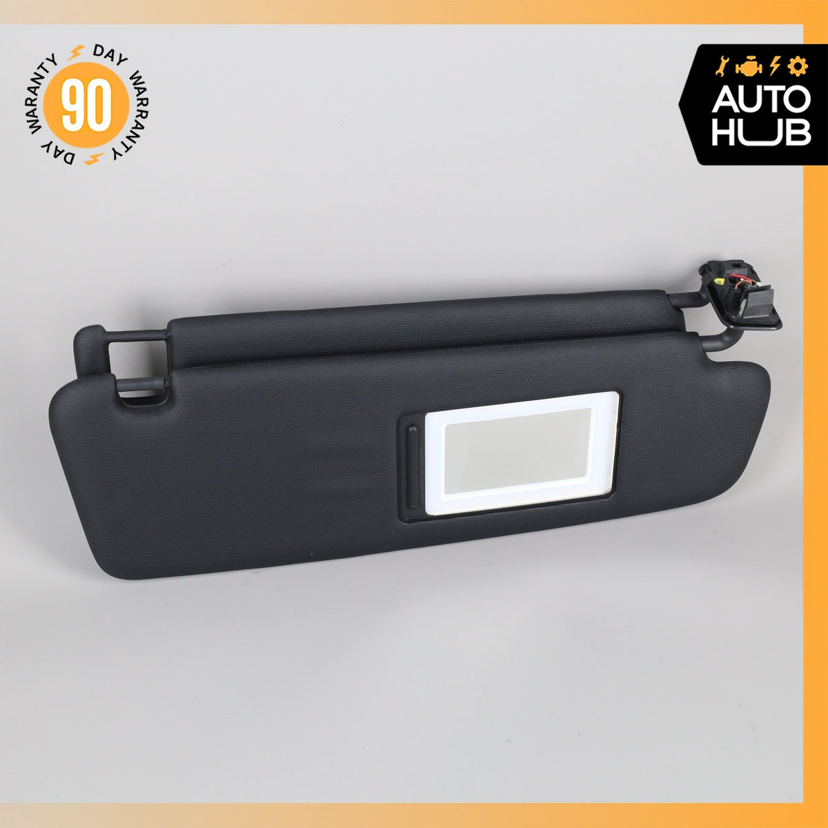 11-18 Porsche Cayenne 958 VR6 Sun Visor Sunvisor Front Right Side Black OEM - photo 8