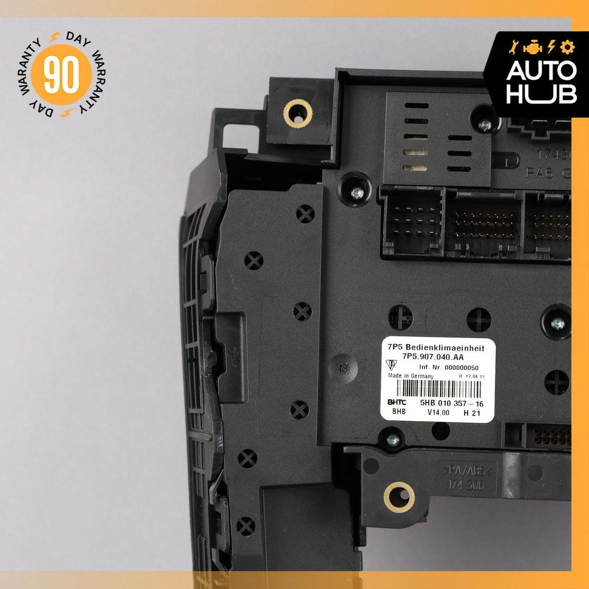 11-12 Porsche Cayenne 958 Front A/C Heater Climate Control Switch 7P5907040K OEM - photo 10