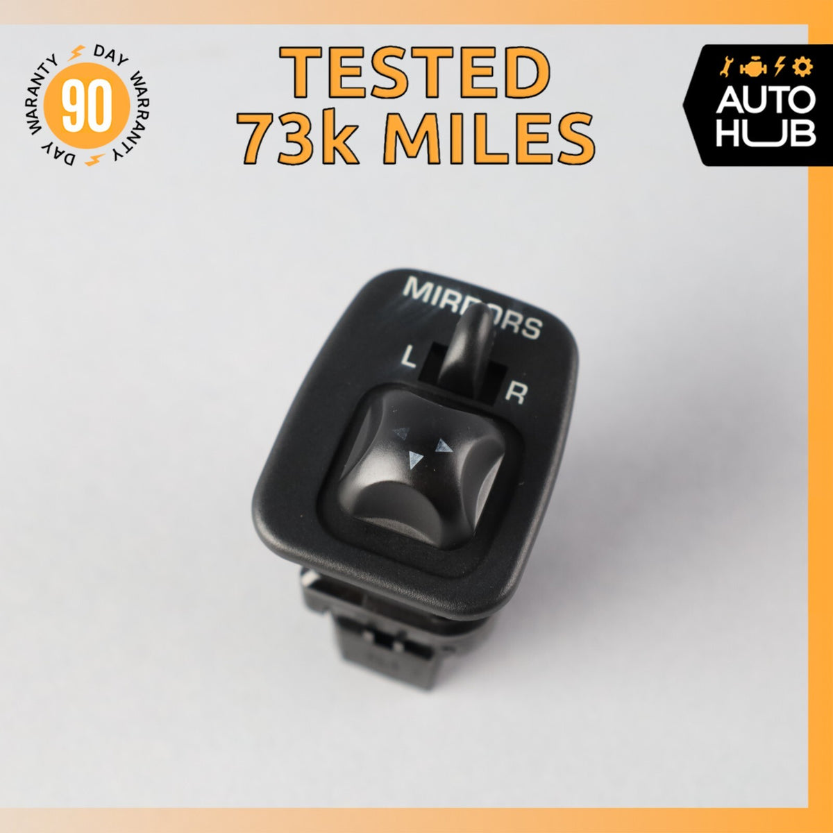02-05 Ford Thunderbird Side Rear View Mirror Adjust Switch Button OEM 73k - photo 1
