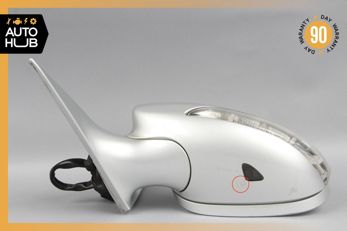 06-08 Mercedes W219 CLS500 CLS55 AMG Left Side Rear View Door Mirror Silver OEM - photo 10