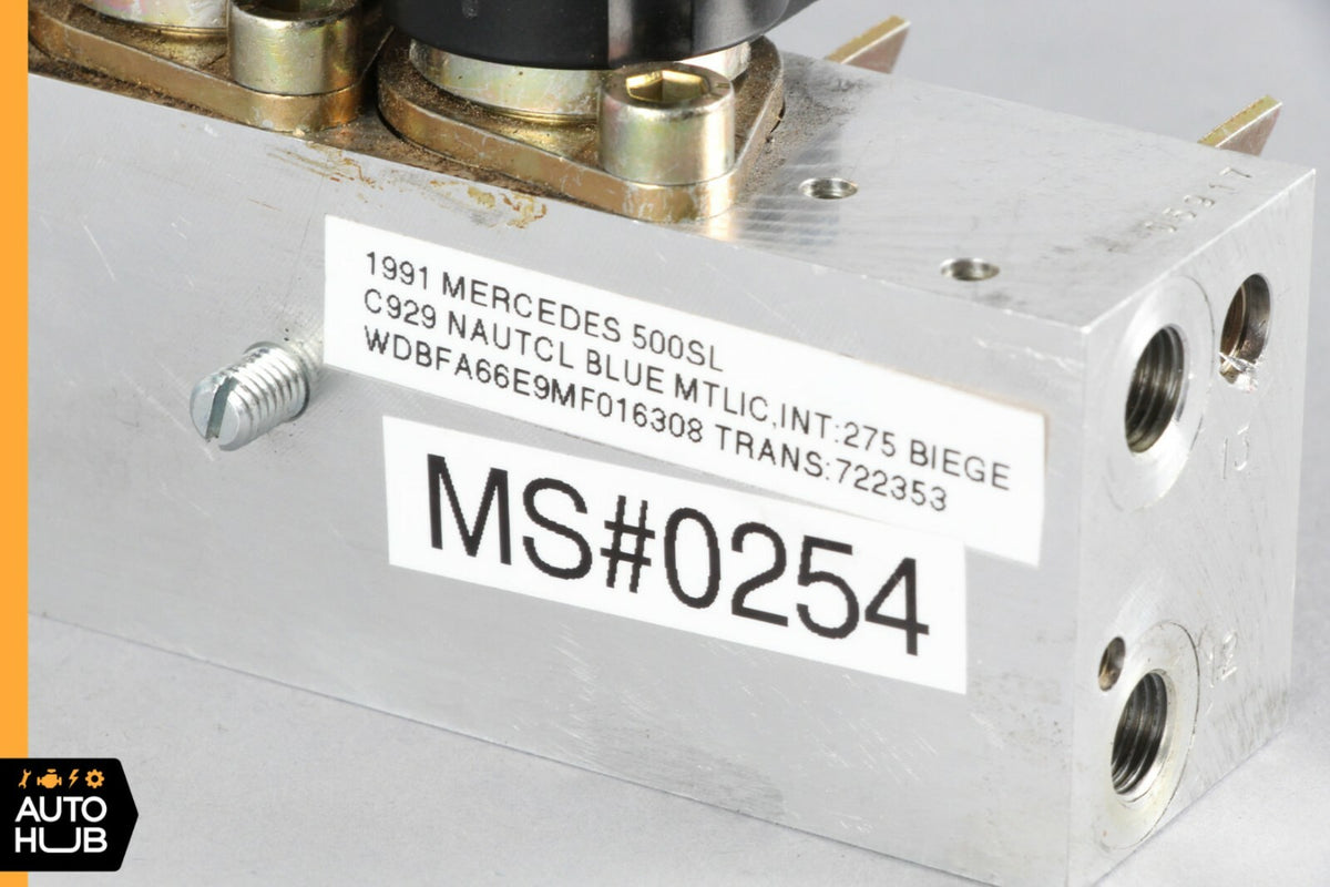 90-02 Mercedes R129 500SL SL500 Right Side Top Hydraulic Valve Block Solenoid - photo 11