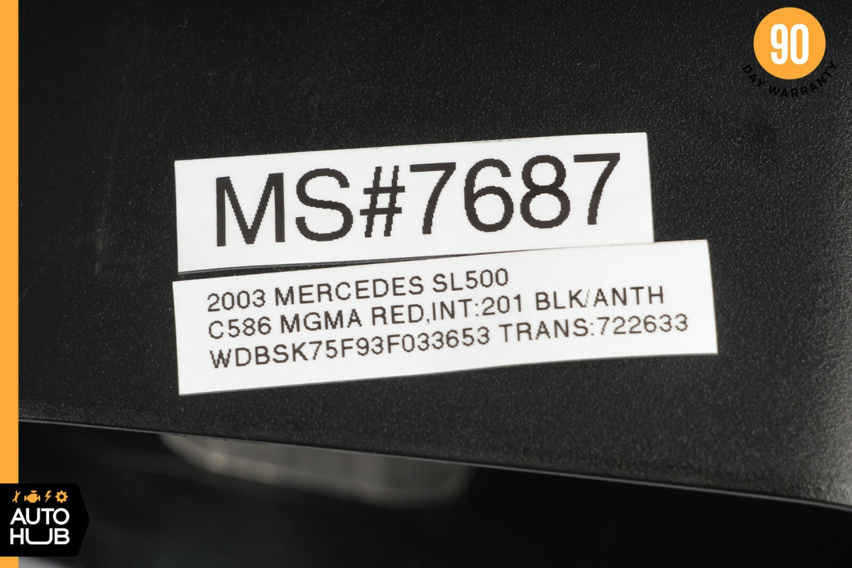 03-06 Mercedes R230 SL500 SL600 Steering Column Switch Clockspring Shroud OEM - photo 12