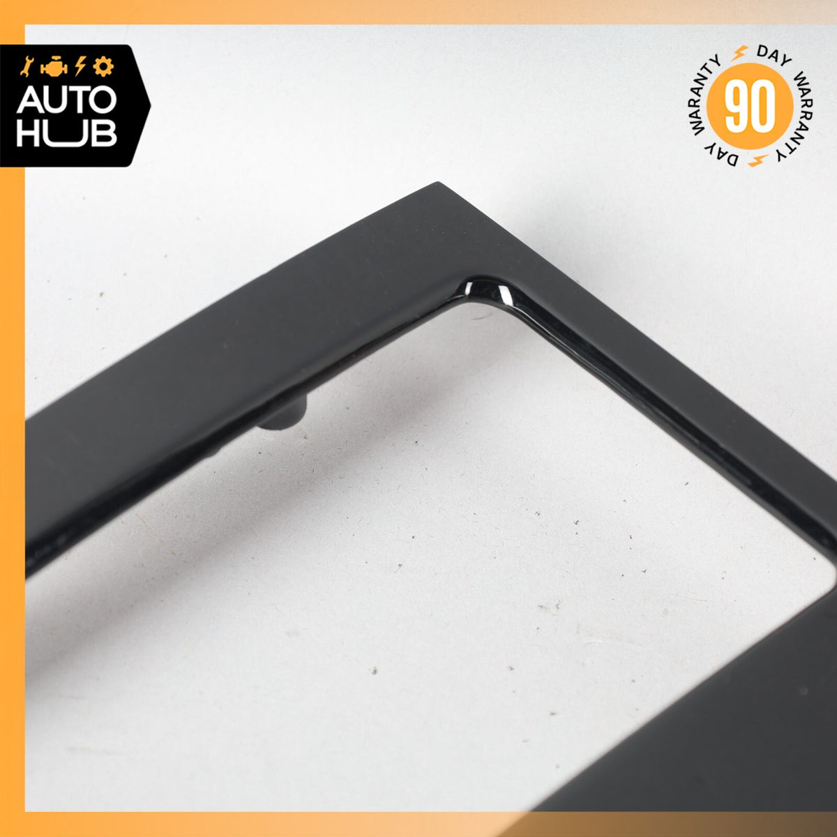 03-10 Bentley Continental GT Coupe Rear Center Console Trim Bezel Black OEM - photo 9