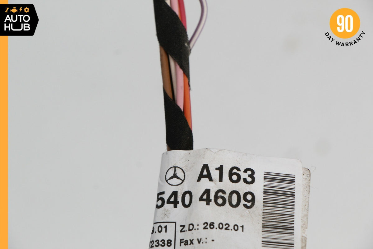 98-02 Mercedes W163 ML320 Engine Motor Cable Wire Harness 1635404609 OEM - photo 9