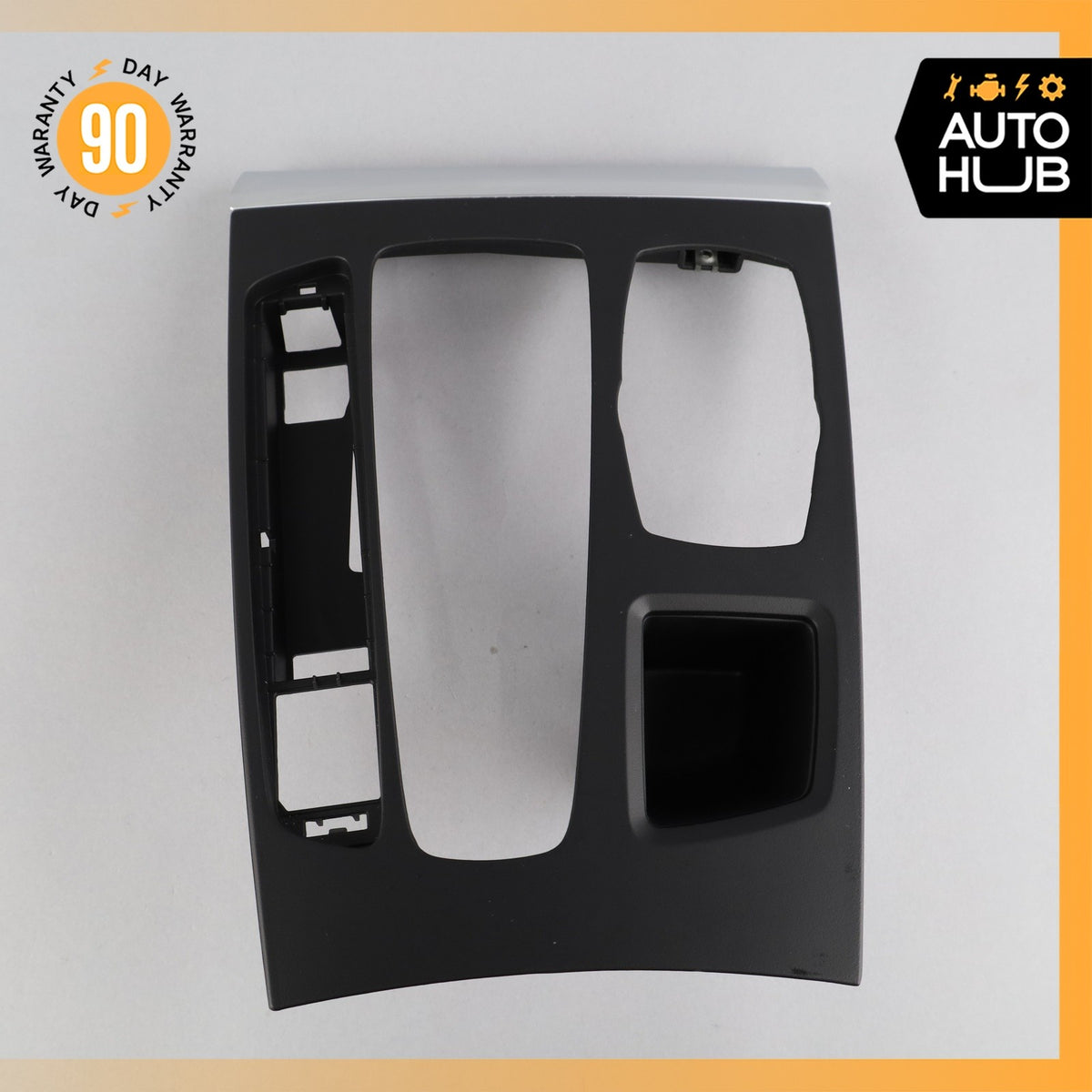 14-17 BMW F15 X5 Center Console Shifter Cover Panel Trim Bezel 51169252115 OEM - photo 7