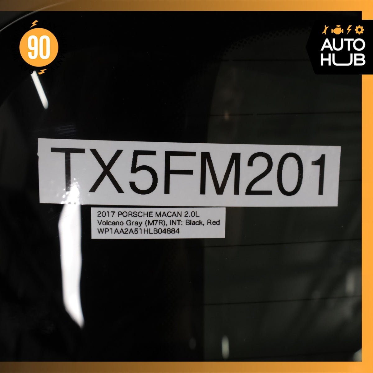 15-18 Porsche Macan 95B Trunk Lid Liftgate Tailgate Hatch Shell w/Spoiler OEM - photo 23