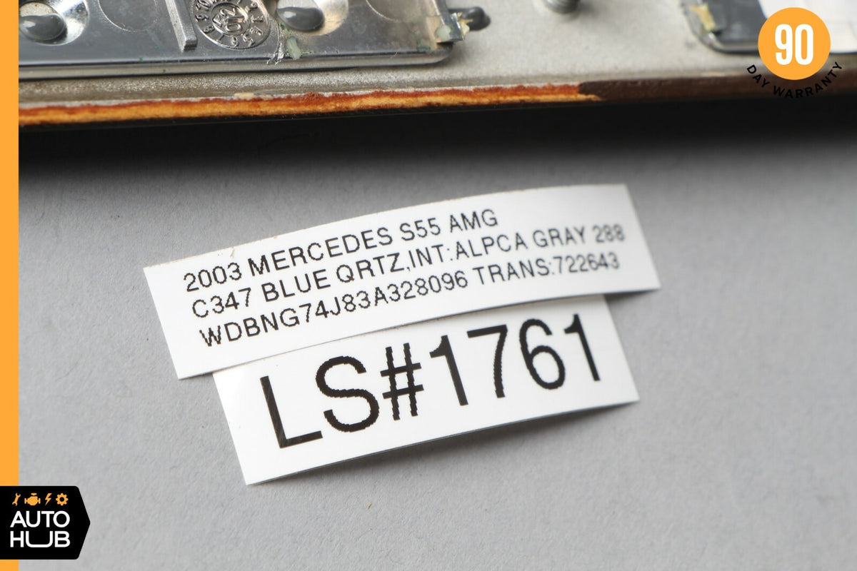 00-06 Mercedes W220 S55 S65 AMG Door Panel Trim Bezel Rear Left Driver Side OEM - photo 12