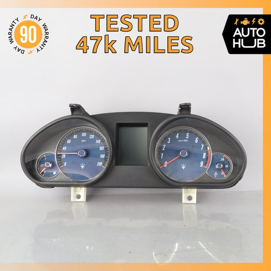 2008 Maserati GranTurismo M145 4.2L V8 Instrument Cluster Speedometer OEM 47k - photo 1