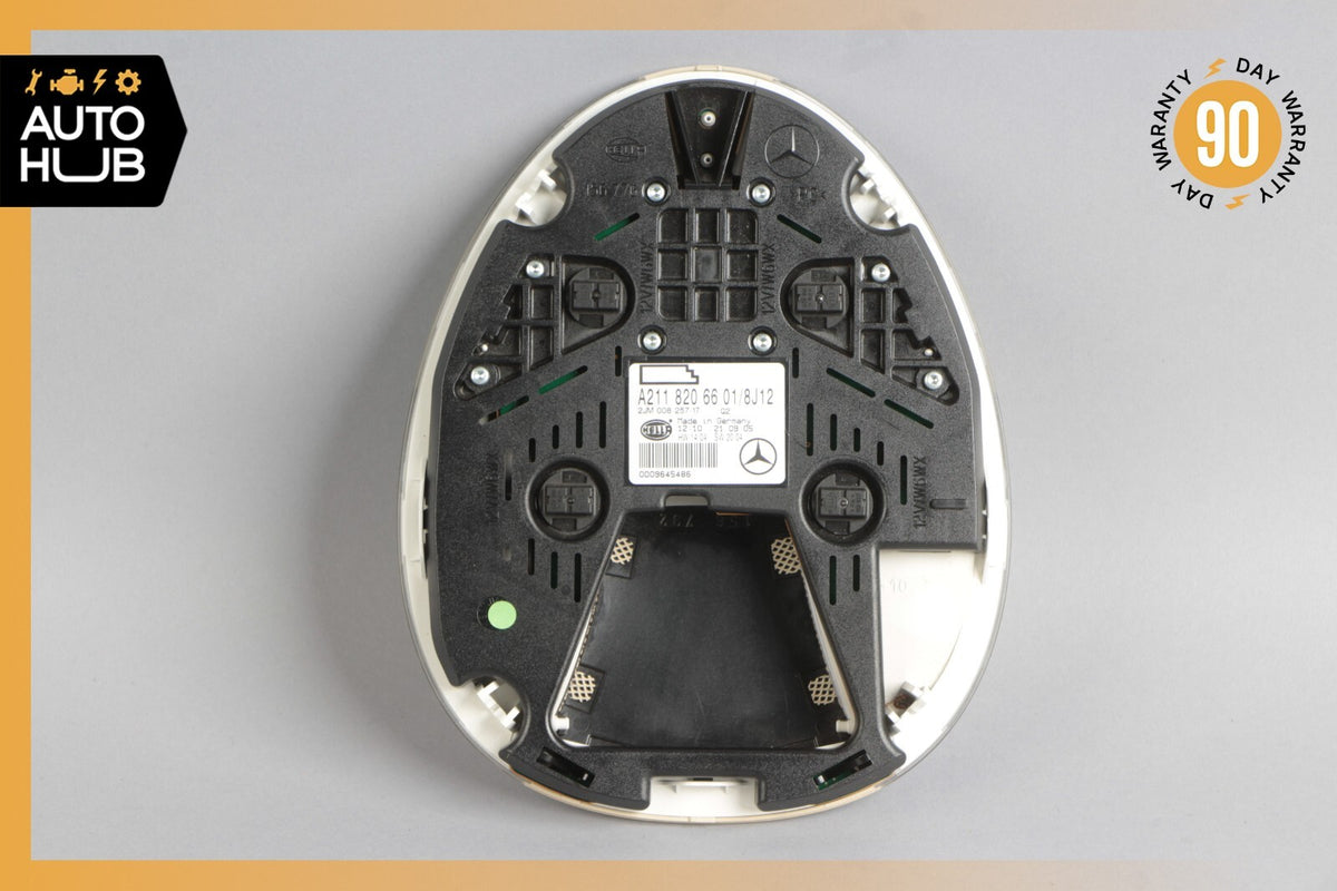 03-11 Mercedes W219 CLS55 AMG E350 Rear Overhead Dome Light Beige 2118206601 OEM - photo 7