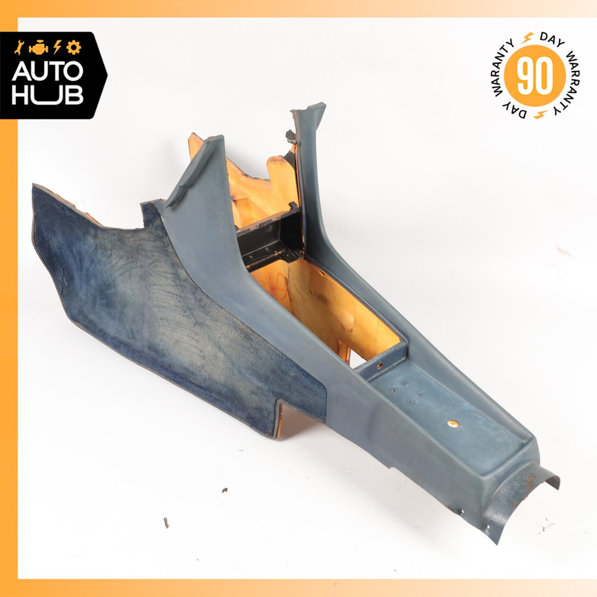 80-89 Mercedes R107 380SL 380SLC 560SL Center Console Trim Cover Blue OEM - photo 1