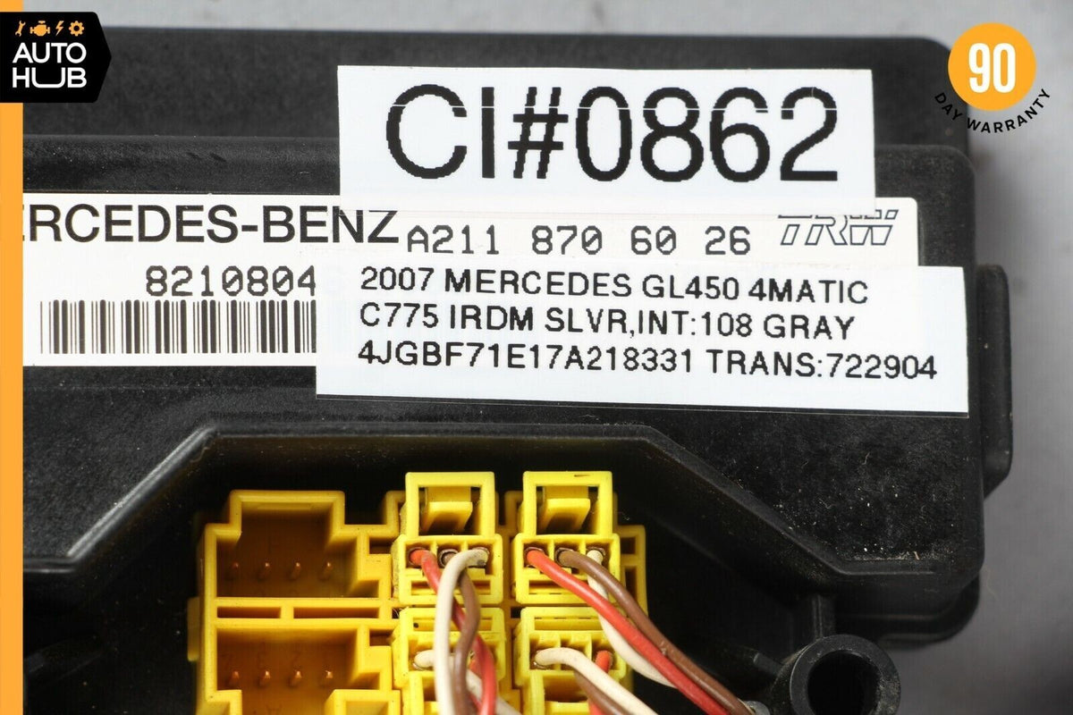 06-13 Mercedes X164 GL450 CLS550 Right Seat Weight Sensor Control Module OEM - photo 12