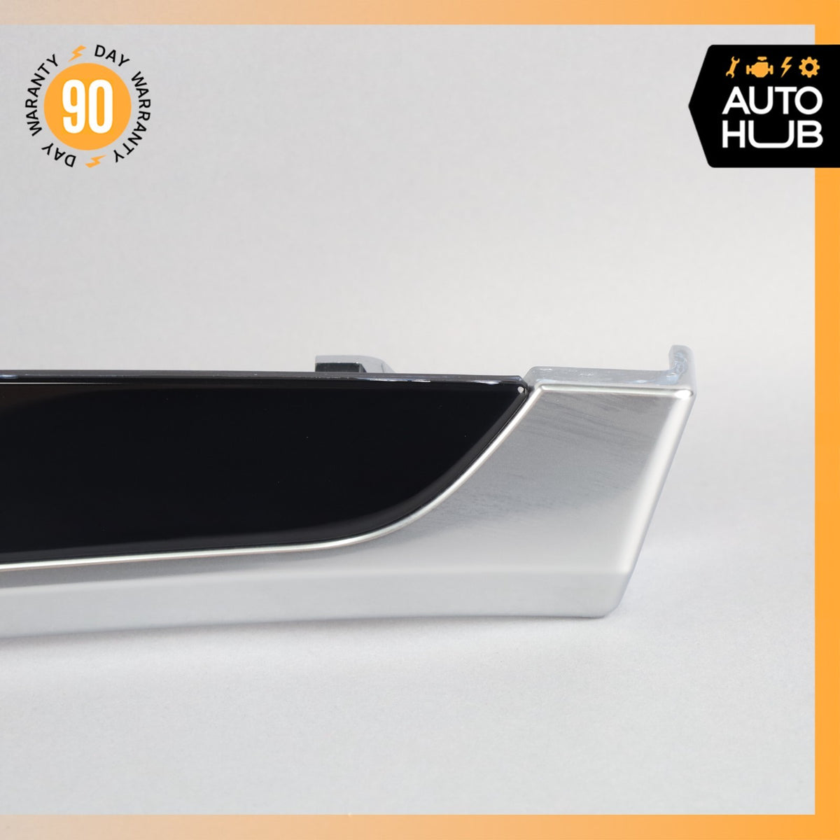 Porsche Panamera 970 Front Right Door Panel Molding w/ Switch Piano Black OEM - photo 6