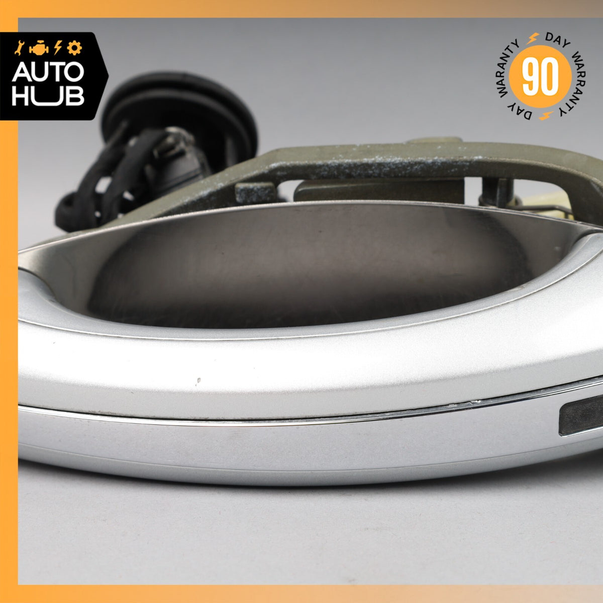 03-13 Bentley Continental GT GTC Right Side Door Handle Keyless Go Silver OEM - photo 8