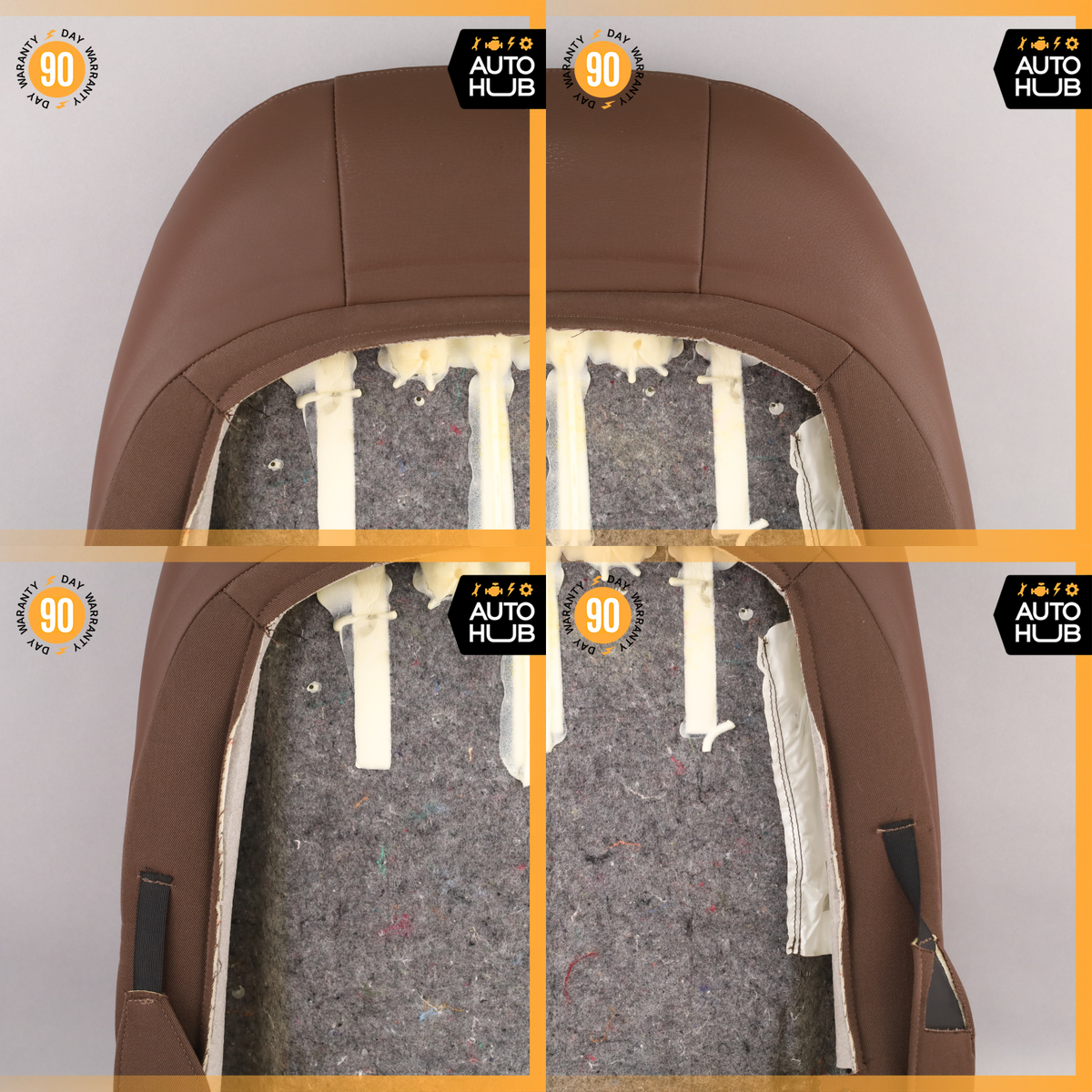 15-20 Audi 8V A3 E-Tron S3 Front Left Side Top Upper Seat Cushion Brown OEM - photo 15