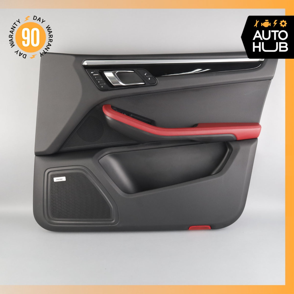 15-24 Porsche Macan 95B Front Right Passenger Side Interior Door Panel Black OEM - photo 1