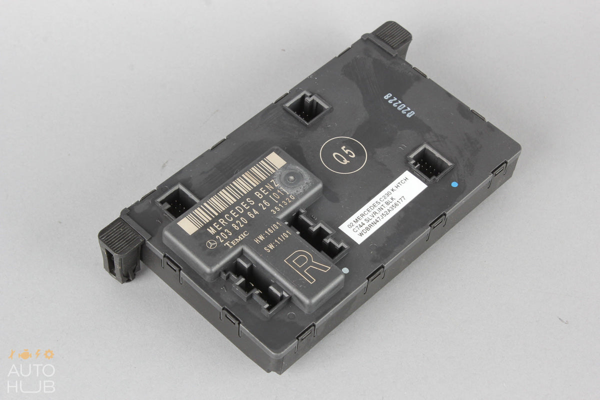 01-07 Mercedes W203 C230 C240 C320 Front Right Door Control Module 2038206426 - photo 2
