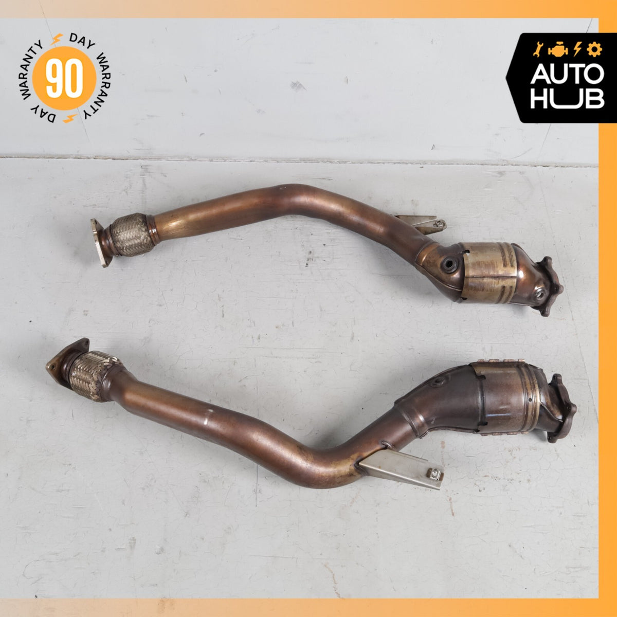 Bentley Continental GTC Speed Exhaust Downpipe Left & Right Side Set OEM 83k - photo 11
