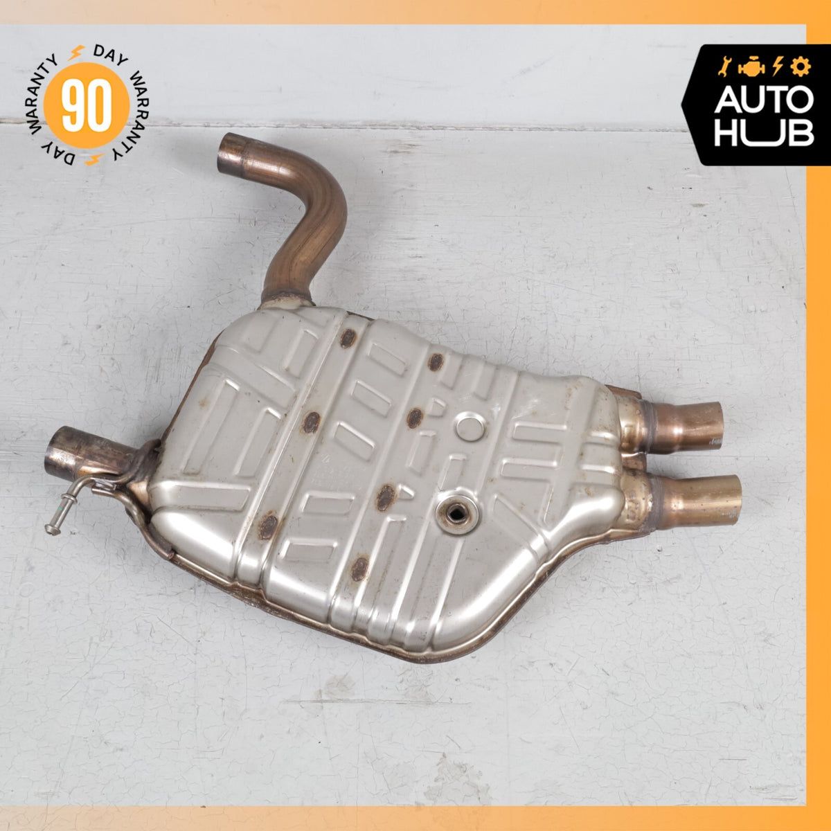 11-14 Porsche Cayenne 958 Hybrid S 3.0L V6 Center Exhaust Muffler OEM - photo 1