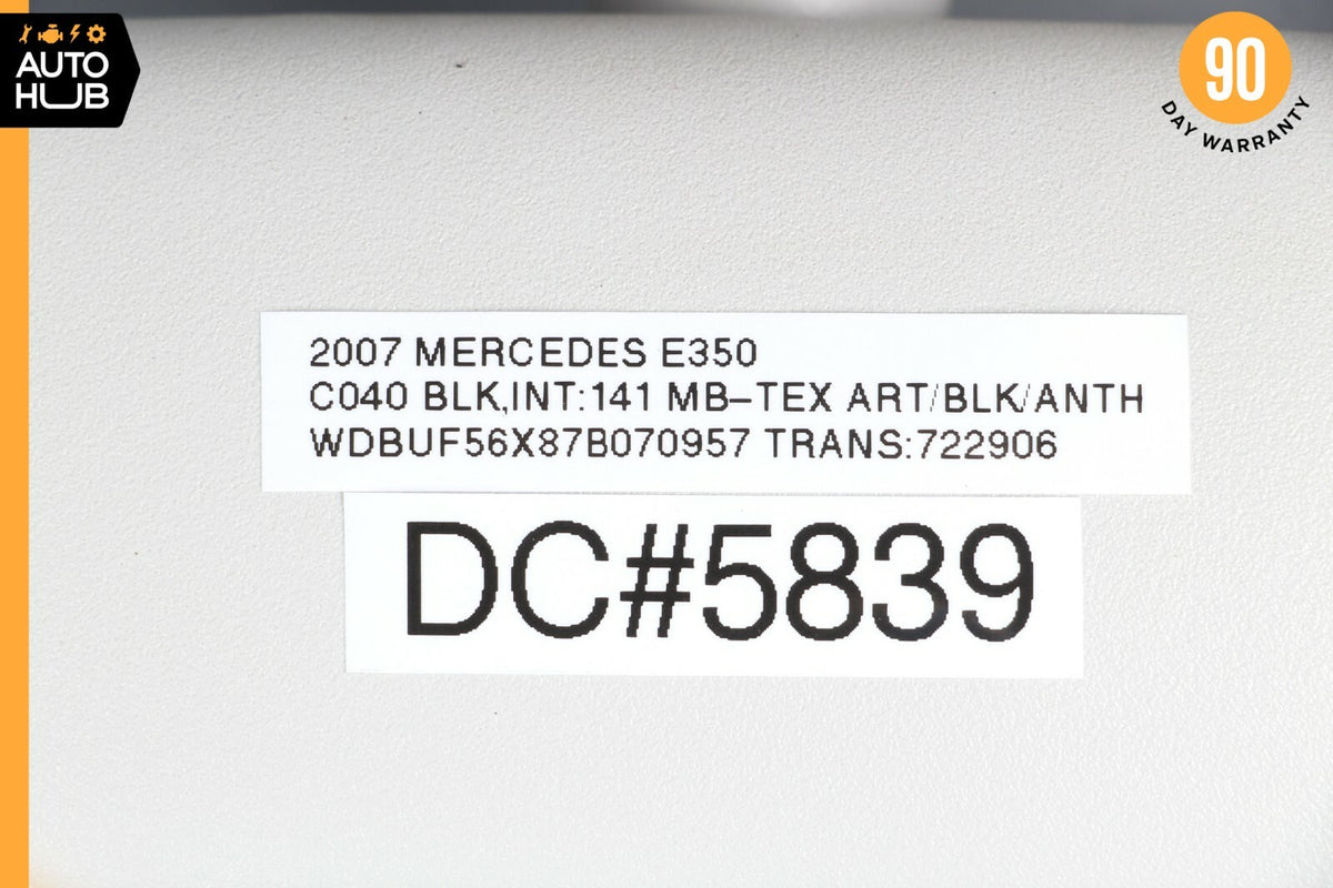 07-09 Mercedes W211 E350 E320 E550 Interior Rear View Mirror Grey OEM 60k - photo 12