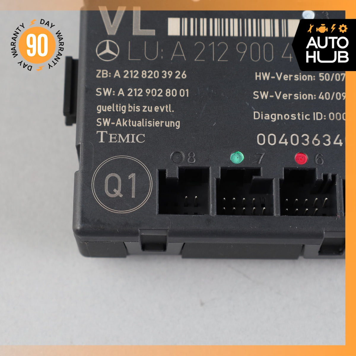 08-18 Mercedes W207 E350 SLK350 E400 Front Left Side Door Control Module OEM - photo 9