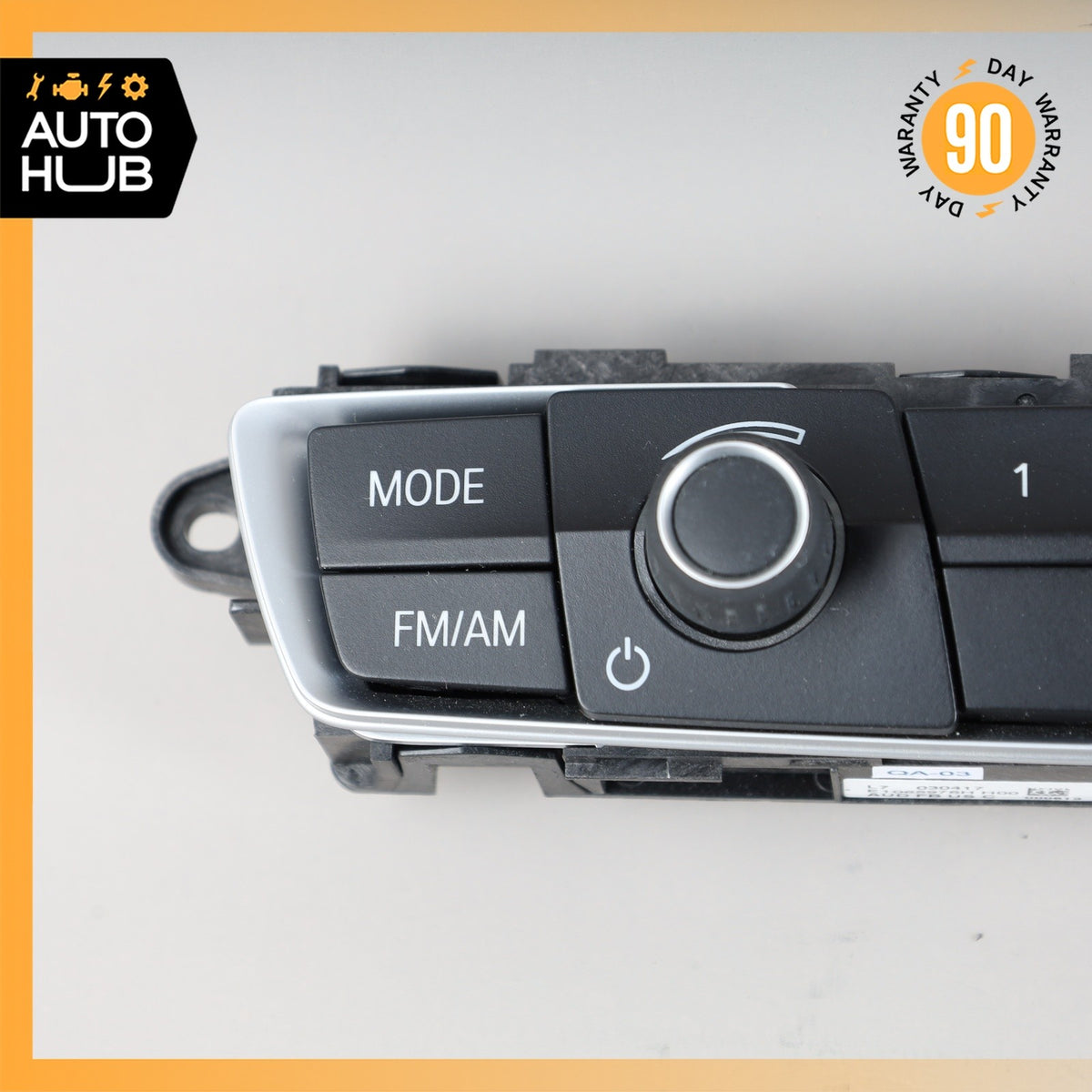 12-18 BMW F30 330e 335i Dashboard Radio Stereo Tuner Control Panel Switch OEM - photo 3