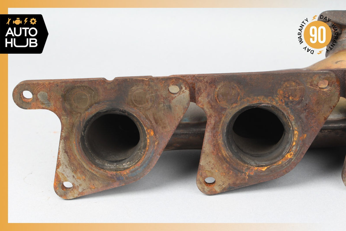 06-12 Mercedes W211 E350 C300 M272 Left & Right Exhaust Manifold Header Set OEM - photo 7