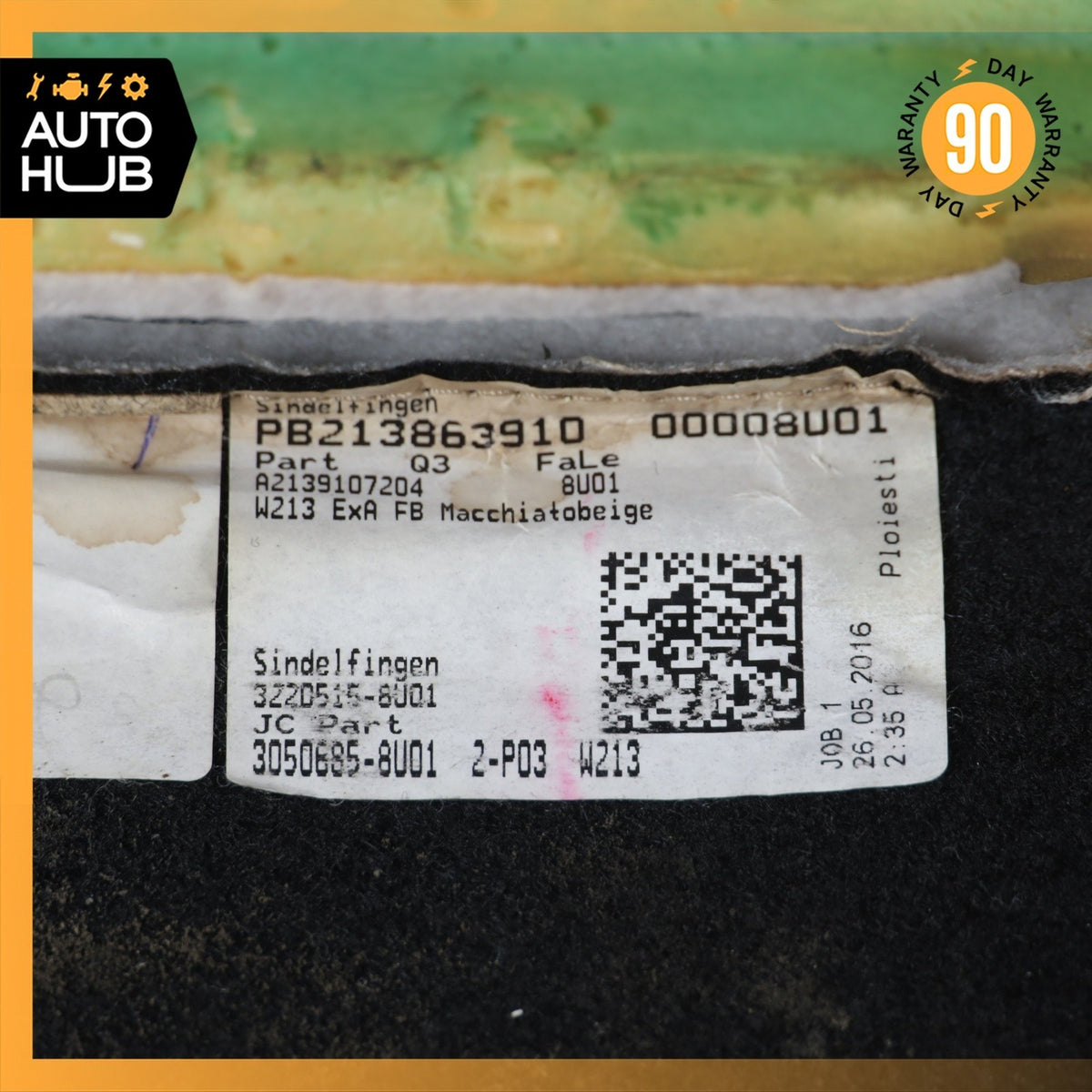 17-20 Mercedes W213 E300 E400 Front Left or Right Seat Cushion Top Upper OEM - photo 19