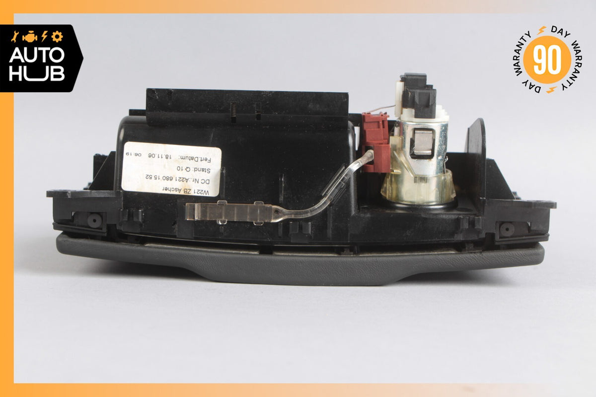 07-09 Mercedes W221 S600 S63 Ash Tray Ashtray Lighter Trim Black 2216801552 OEM - photo 8