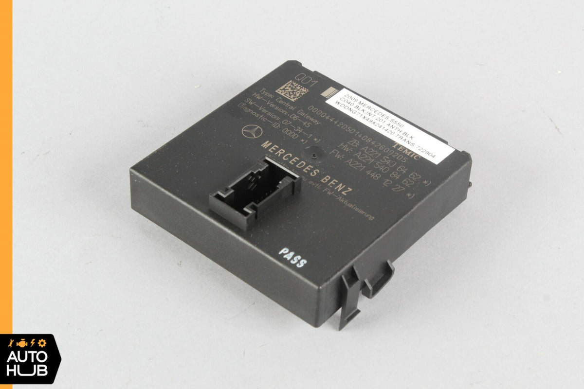 07-09 Mercede W221 S550 S63 CL550 Central Gateway Control Module 2215406462 OEM - photo 2