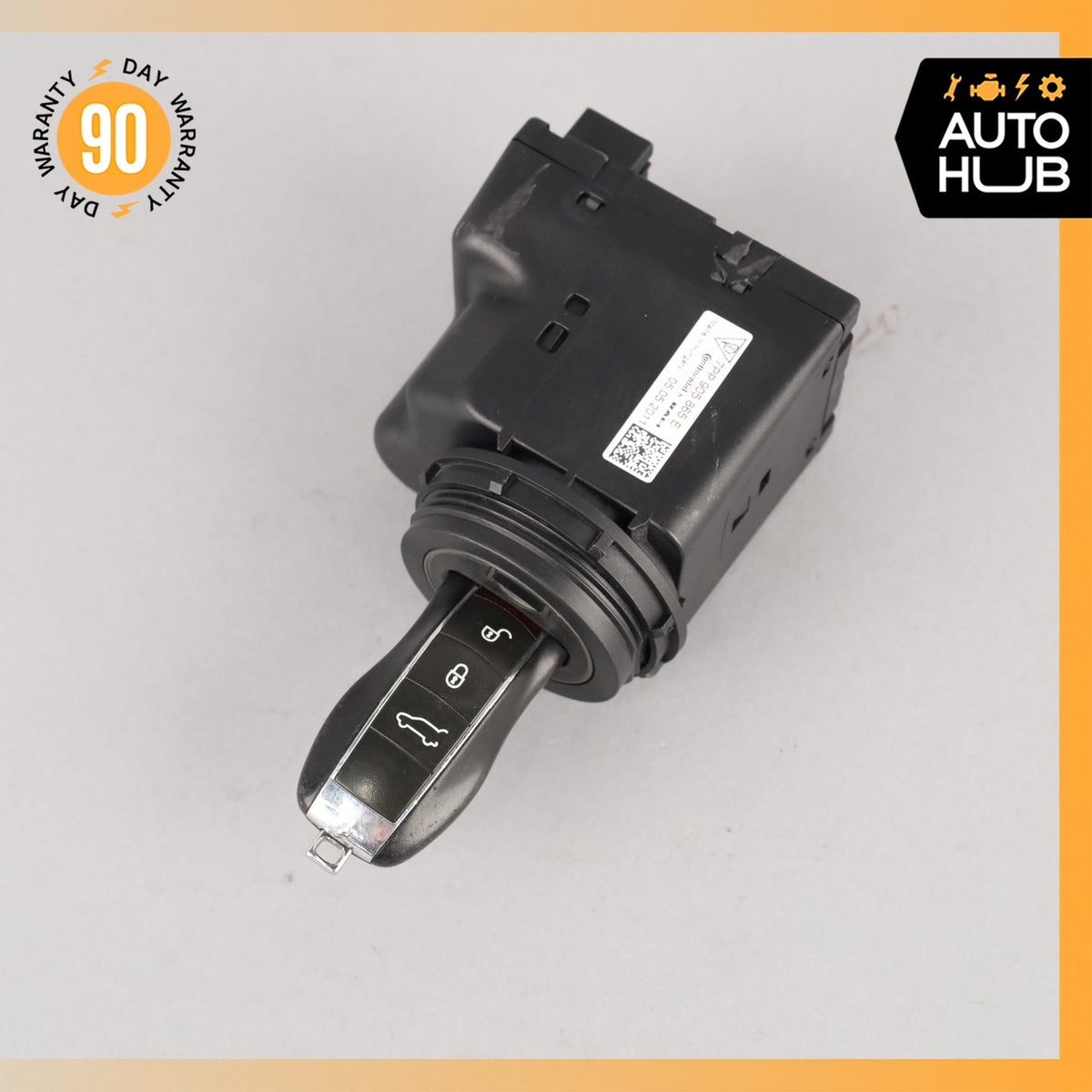 11-18 Porsche Cayenne 958 Start Ignition Switch Module w/ Key 7PP905865E OEM - photo 3