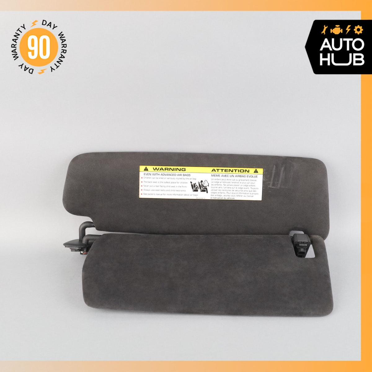 15-18 Porsche Cayenne 958 GTS Sun Visor Sunvisor Left Side Suede OEM - photo 6