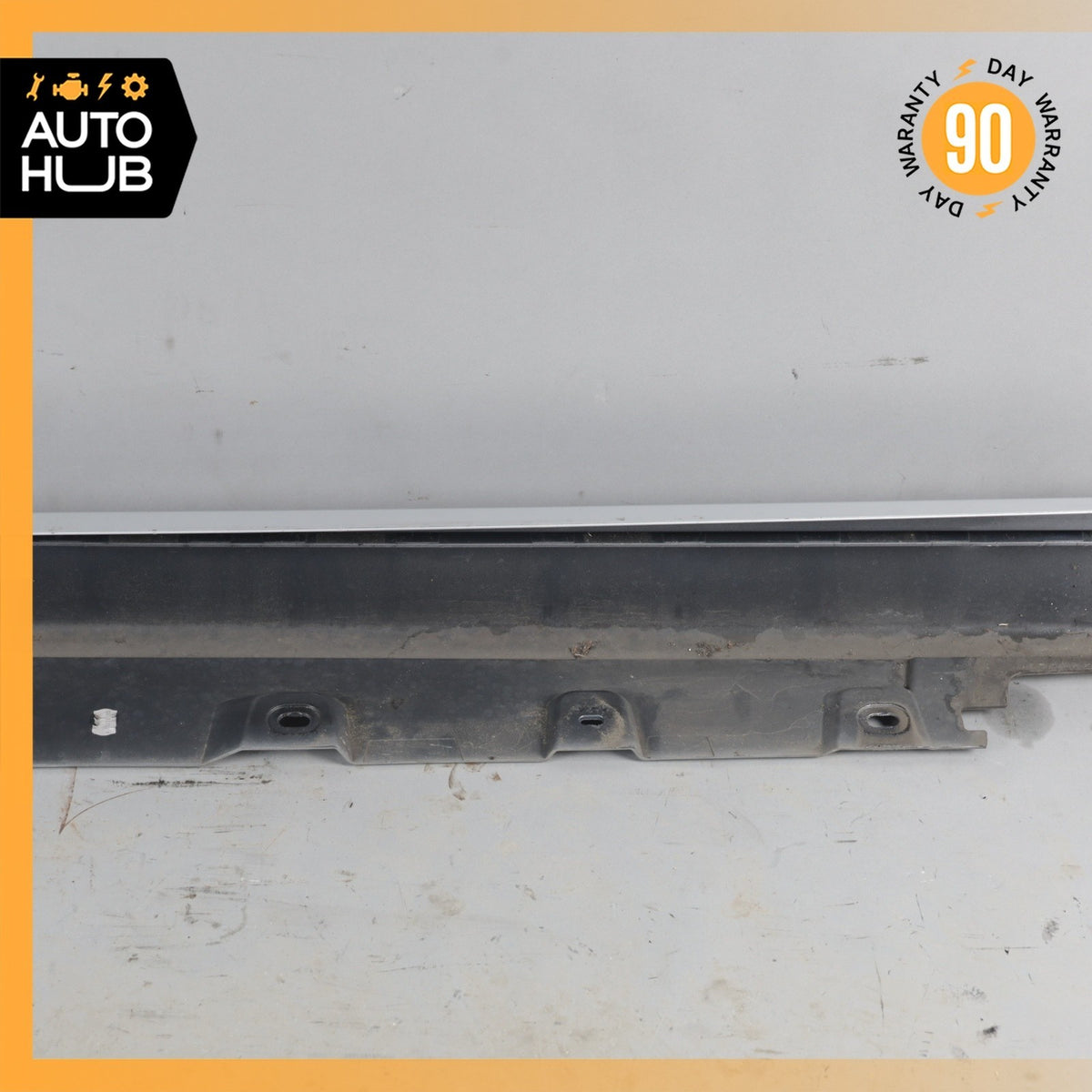 11-16 BMW F10 528i 550i Left Driver Side Rocker Panel Side Skirt Silver OEM - photo 15