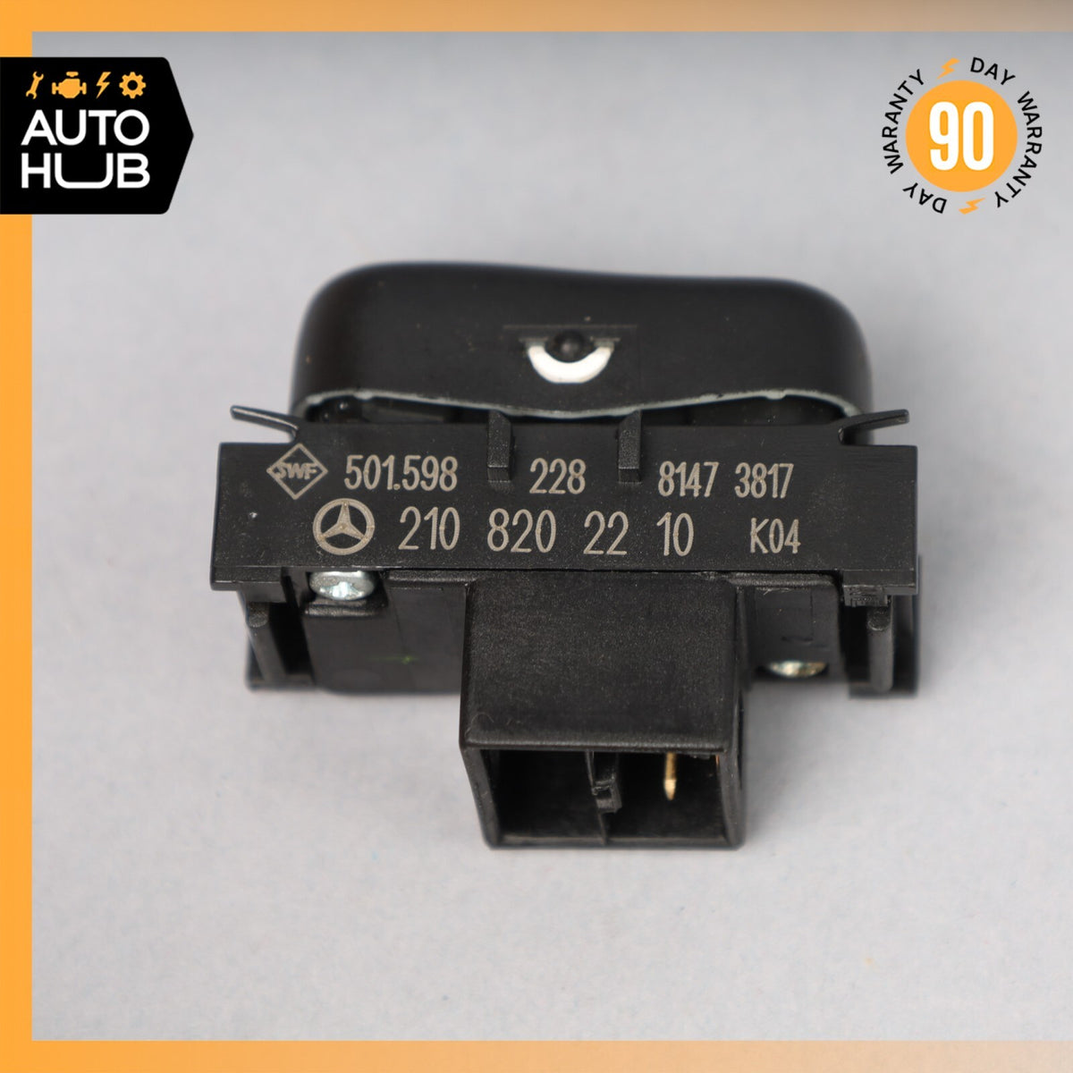 97-04 Mercedes R170 SLK230 SLK320 Headlight Washer Switch Center Console Button - photo 5