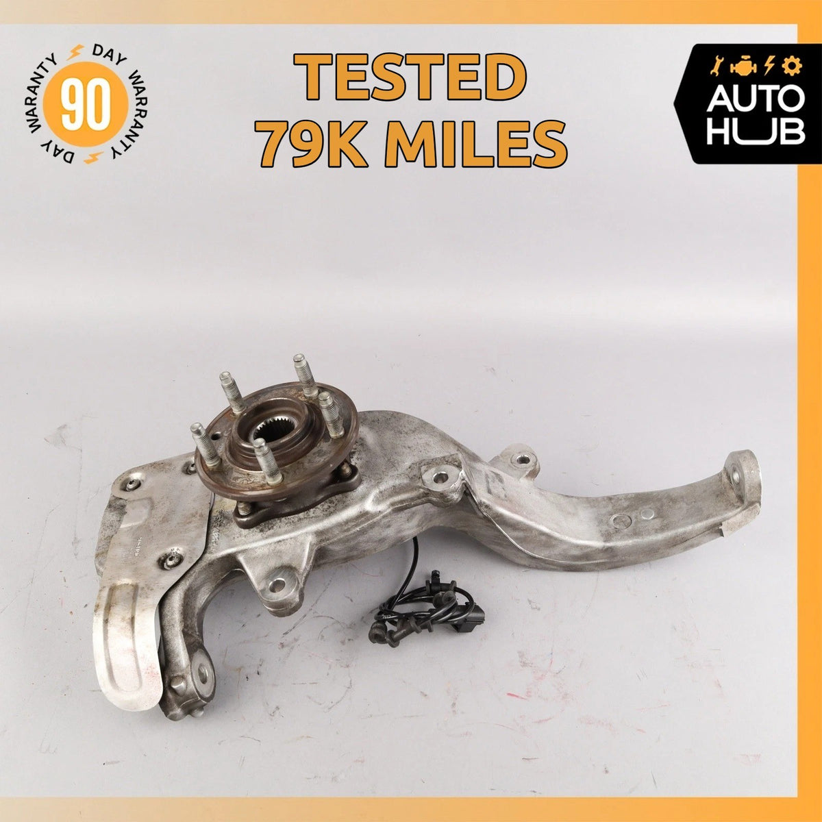 16-24 Jaguar X152 F-Type R AWD Front Left Side Knuckle Spindle Hub OEM 79k - photo 1
