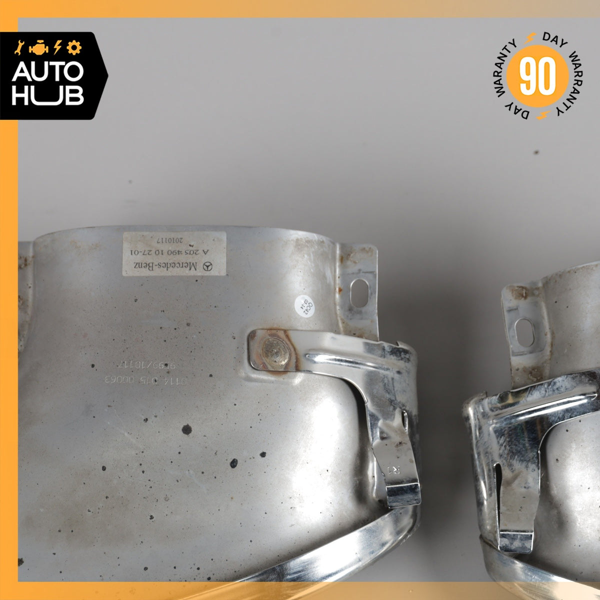 Mercedes W207 E350 E400 Left & Right Side Exhaust Mufflers Tips Set OEM - photo 14