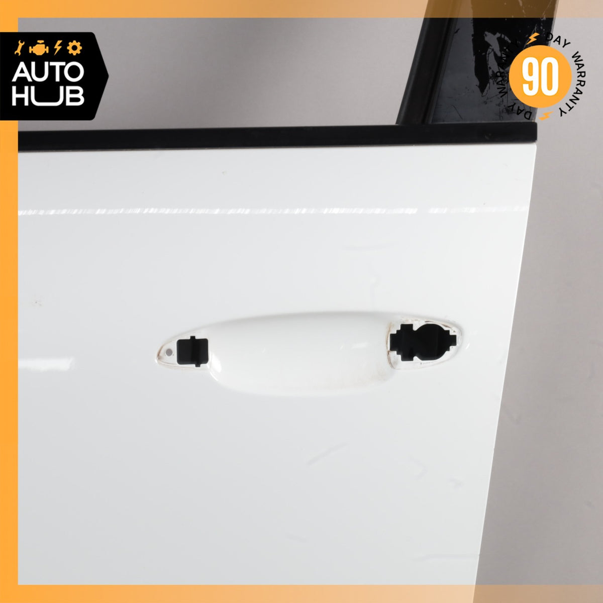 15-26 Porsche Macan 95B Front Left Door Shell Pure White 95B831021 OEM 88k - photo 7