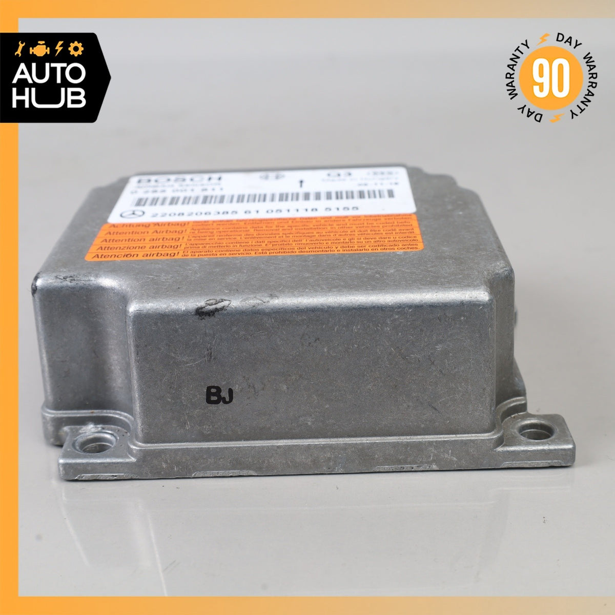 Mercedes W215 CL500 Airbag Air Bag Sensor SRS Control Module OEM - photo 3