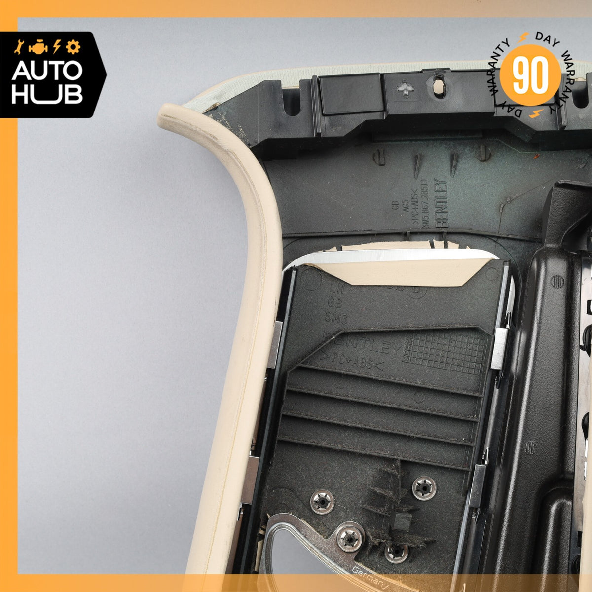 Bentley Continental Flying Spur Left Side Upper B-Pillar Cover Trim OEM 80k - photo 11