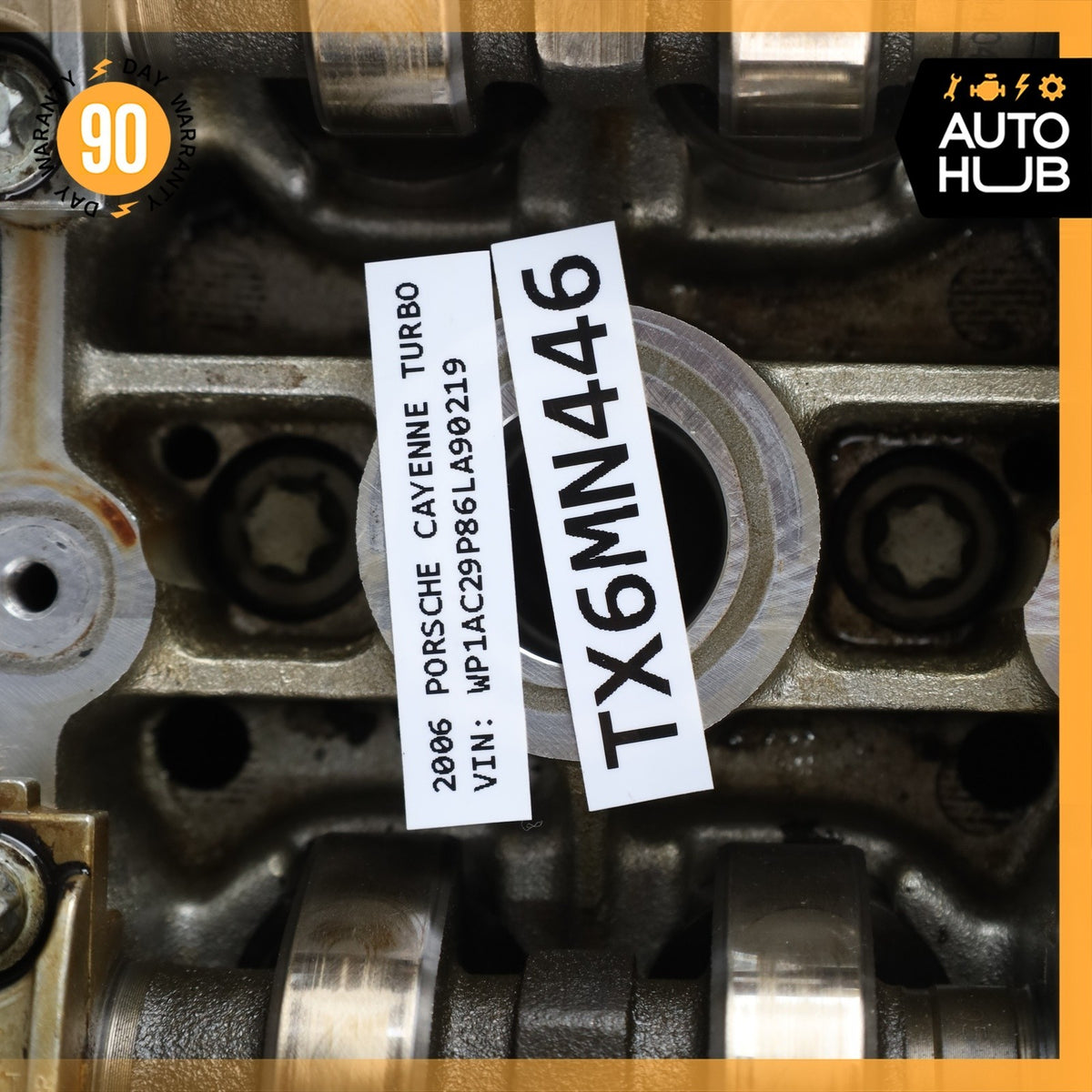 03-06 Porsche Cayenne 955 Turbo 4.5L V8 Left Side Cylinder Head OEM - photo 23